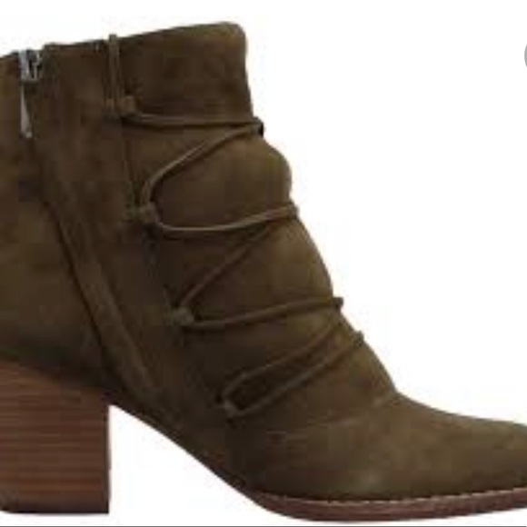 NWB Sam Edelman Mallard suede lace up booties - Picture 8 of 9